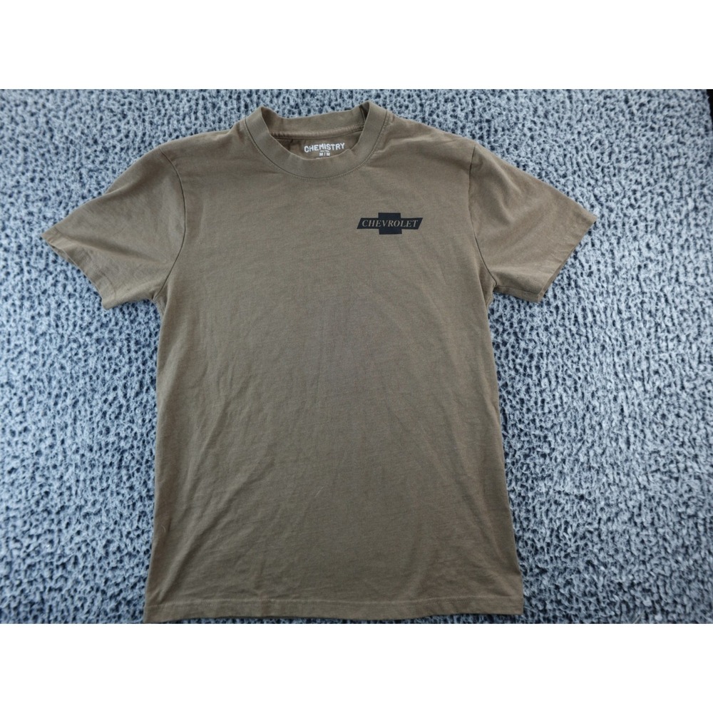 Chevy Silverado‎ T Shirt Chemistry Size Medium Beige 1985 Pick Up Truck